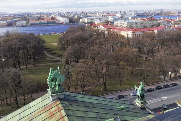 Saint Petersburg havadan görünümü — Stok fotoğraf