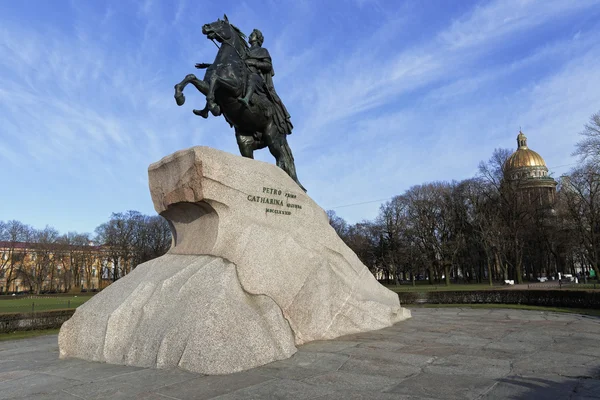 Monumento do imperador russo — Fotografia de Stock