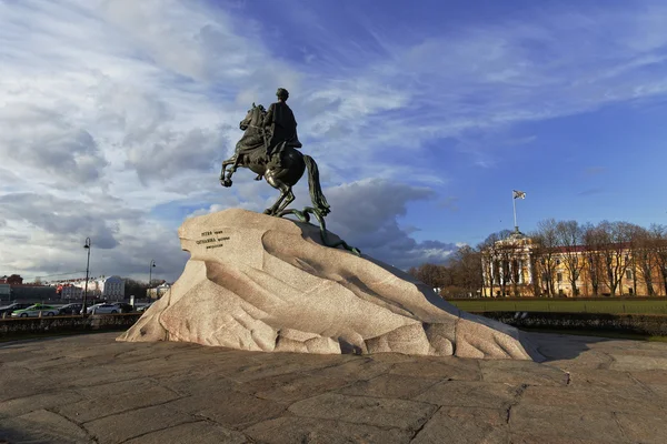 Monumento do imperador russo — Fotografia de Stock