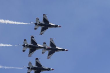 USAF Thunderbirds hava Dublörler yapmak