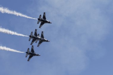 USAF Thunderbirds hava Dublörler yapmak
