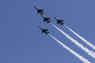 USAF Thunderbirds hava Dublörler yapmak