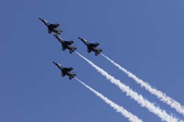 USAF Thunderbirds hava Dublörler yapmak
