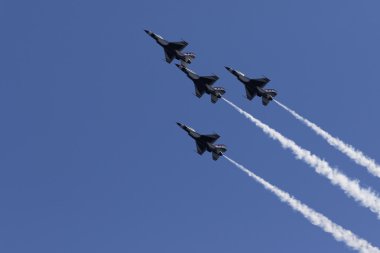 USAF Thunderbirds hava Dublörler yapmak