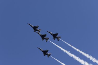 USAF Thunderbirds hava Dublörler yapmak