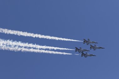USAF Thunderbirds hava Dublörler yapmak