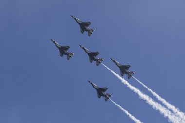 USAF Thunderbirds hava Dublörler yapmak