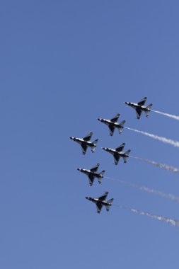 USAF Thunderbirds hava Dublörler yapmak