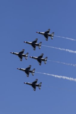 USAF Thunderbirds hava Dublörler yapmak