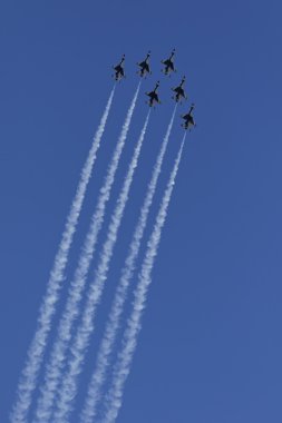 USAF Thunderbirds hava Dublörler yapmak