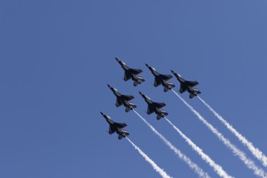 USAF Thunderbirds hava Dublörler yapmak