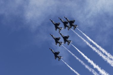 USAF Thunderbirds hava Dublörler yapmak
