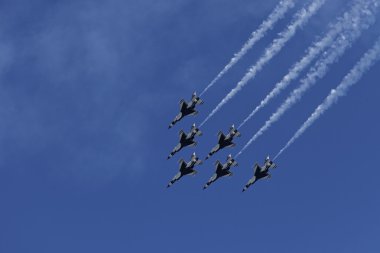 USAF Thunderbirds hava Dublörler yapmak