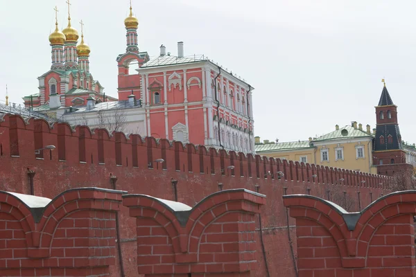 Grondgebied van het Kremlin van Moskou — Stockfoto