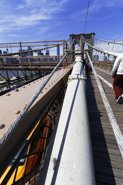 Ponte histórica de Brooklyn — Fotografia de Stock