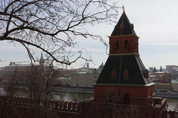 Территория Московского Кремля — стоковое фото