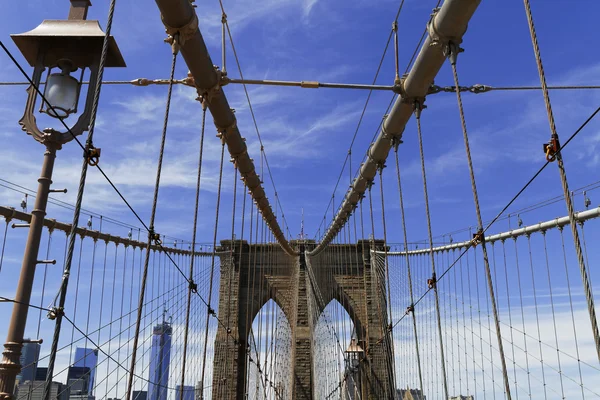 Ponte histórica de Brooklyn — Fotografia de Stock