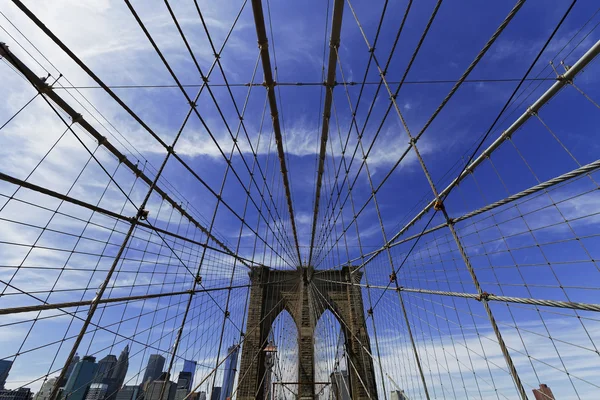 Ponte histórica de Brooklyn — Fotografia de Stock