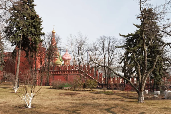 Grondgebied van het Kremlin van Moskou — Stockfoto