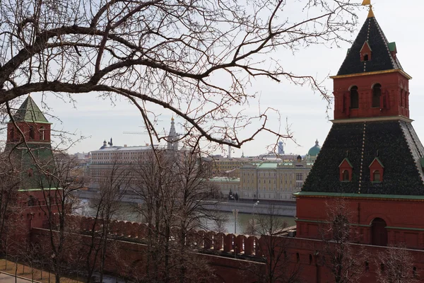 Территория Московского Кремля — стоковое фото
