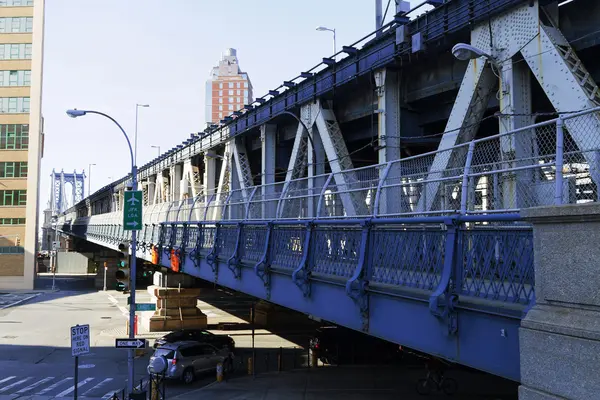 Ponte di Manhattan nella città di New York — Foto Stock