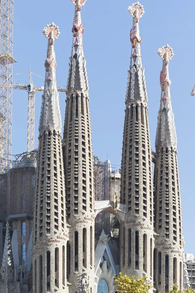 Базиліка ла Sagrada Familia в Барселоні — стокове фото