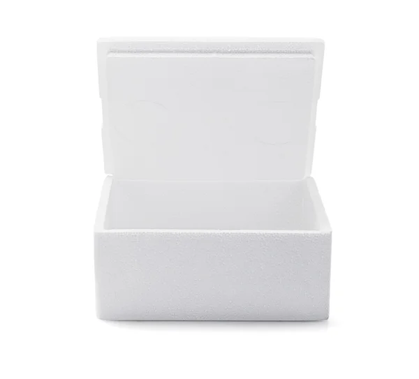 Open Styrofoam Box — Stock Photo, Image