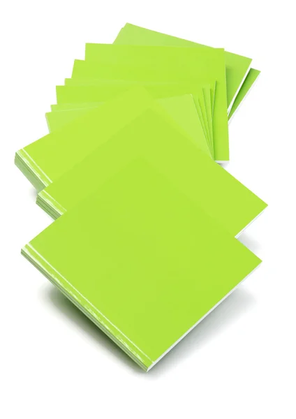 Libros de tapa verde — Foto de Stock