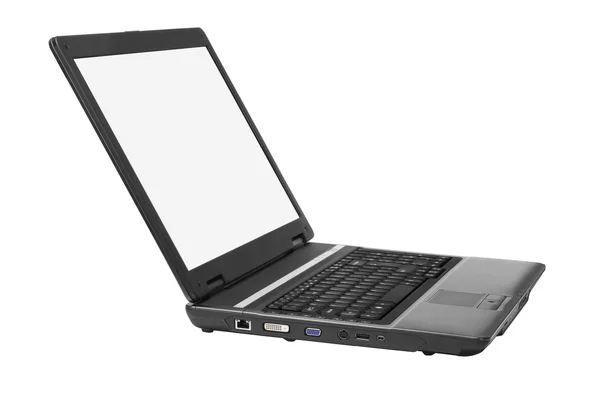 Laptop de pantalla en blanco — Foto de Stock
