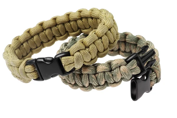 Para sladd överlevnad armband — Stockfoto