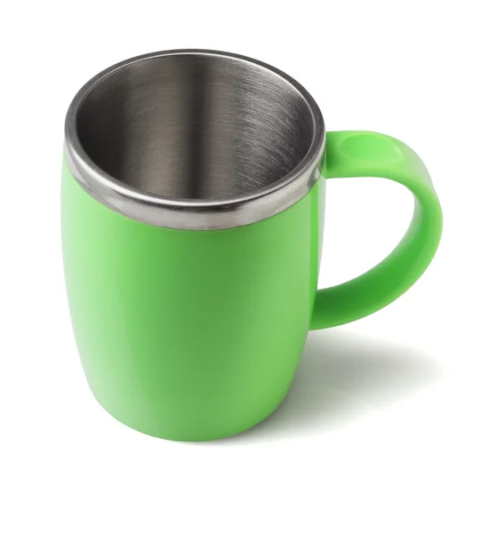 Нержавіючої сталі Coffee Mug — стокове фото