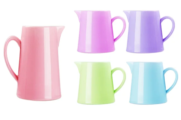 Collection of Ceramic Pitchers — Stock Photo, Image