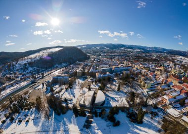 Sunny afternoon in Banska Bystrica clipart