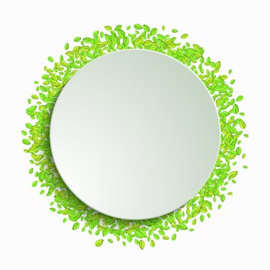 Vektör modern yaprak arka plan