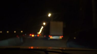 gece araba şehir gezisi