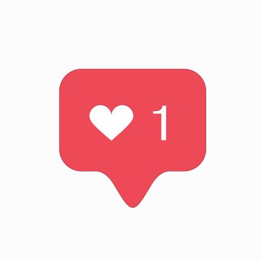 pembe simgesi üzerinde beyaz izole gibi modern vektör