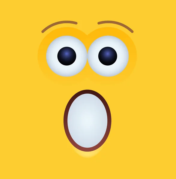 Vecteur moderne jaune visage fond — Image vectorielle