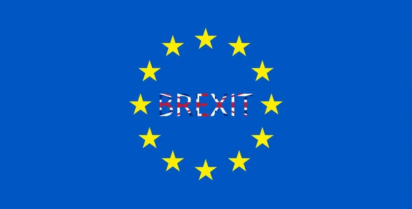 Vector van Groot-Brittannië referendum over de afscheiding van de Europese Unie — Stockvector