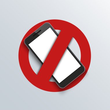 Vektör modern smartphone logo banner arka plan.