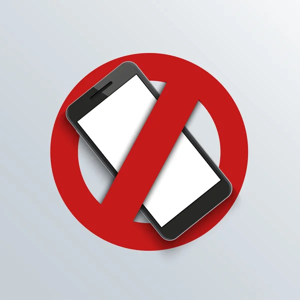Vector modern smartphone logo banner background. — Stock Vector