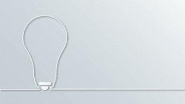 Görüntüleri modern kavram fikir devre kartı ile açık renkli. 4k video. Alfa kanalı ile animasyon.