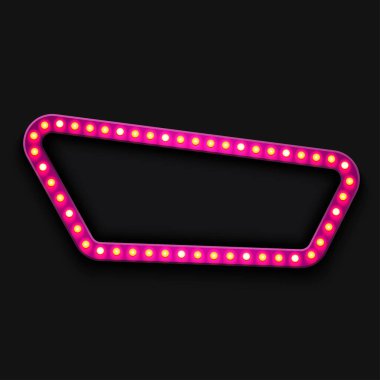 Vektör modern retro reklam panosu arka planı