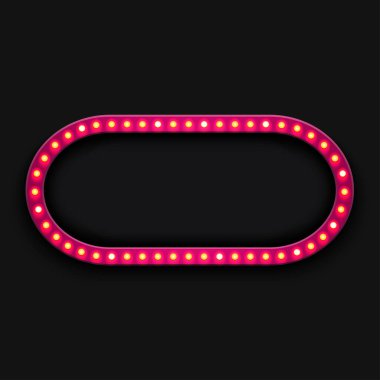 Vektör modern retro reklam panosu arka planı