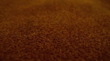 cow hide moving slowly over them in macro view