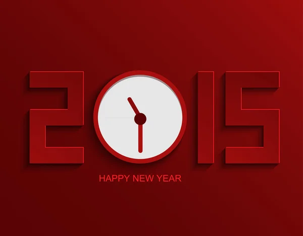 Vector moderno año nuevo 2015 fondo . — Vector de stock