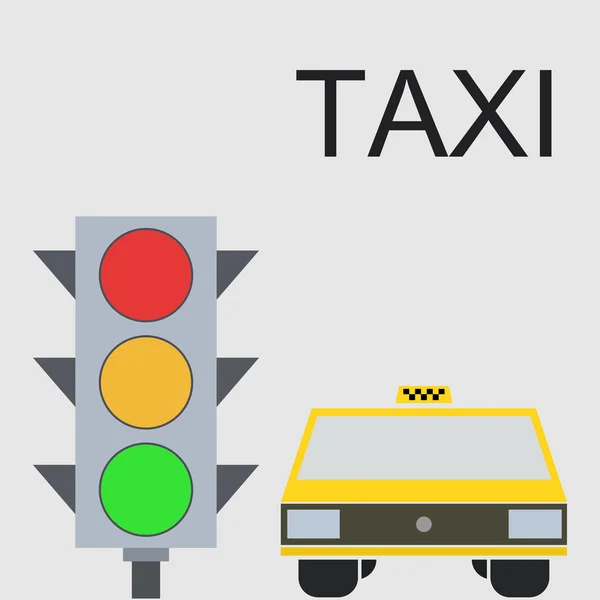 Vektör modern taksi arka plan. — Stok Vektör