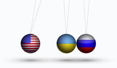 vektör modern kavram newton beşik.