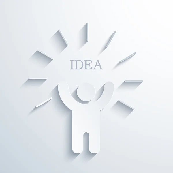 Vector modern concept idea icon. — Stock Vector