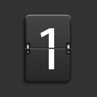 vektör modern sayısal puan tahtası-gölge.