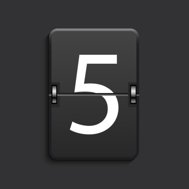 vektör modern sayısal puan tahtası-gölge.